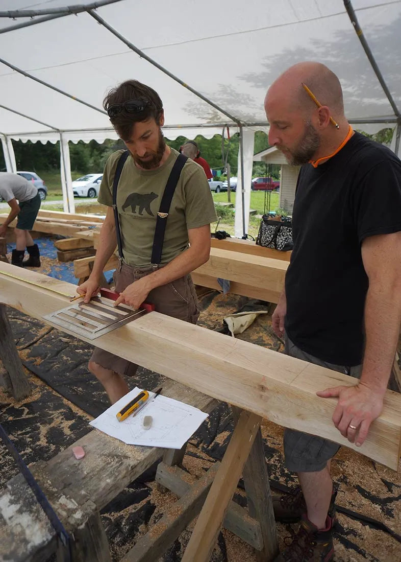 Cut time-tested joinery by hand